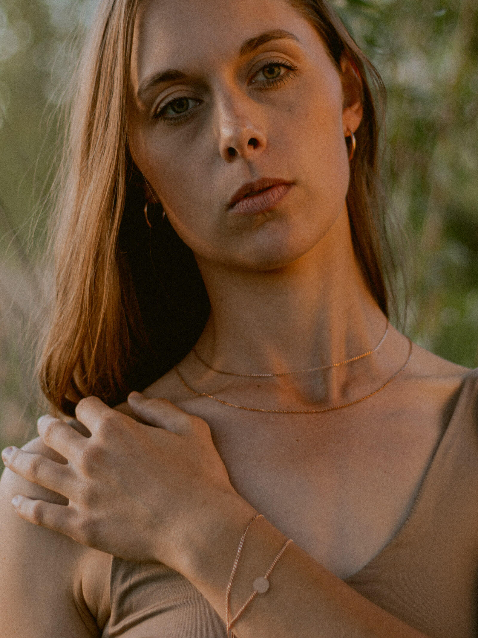 Armband Panzerkette CIRCLE Roségold Vergoldet