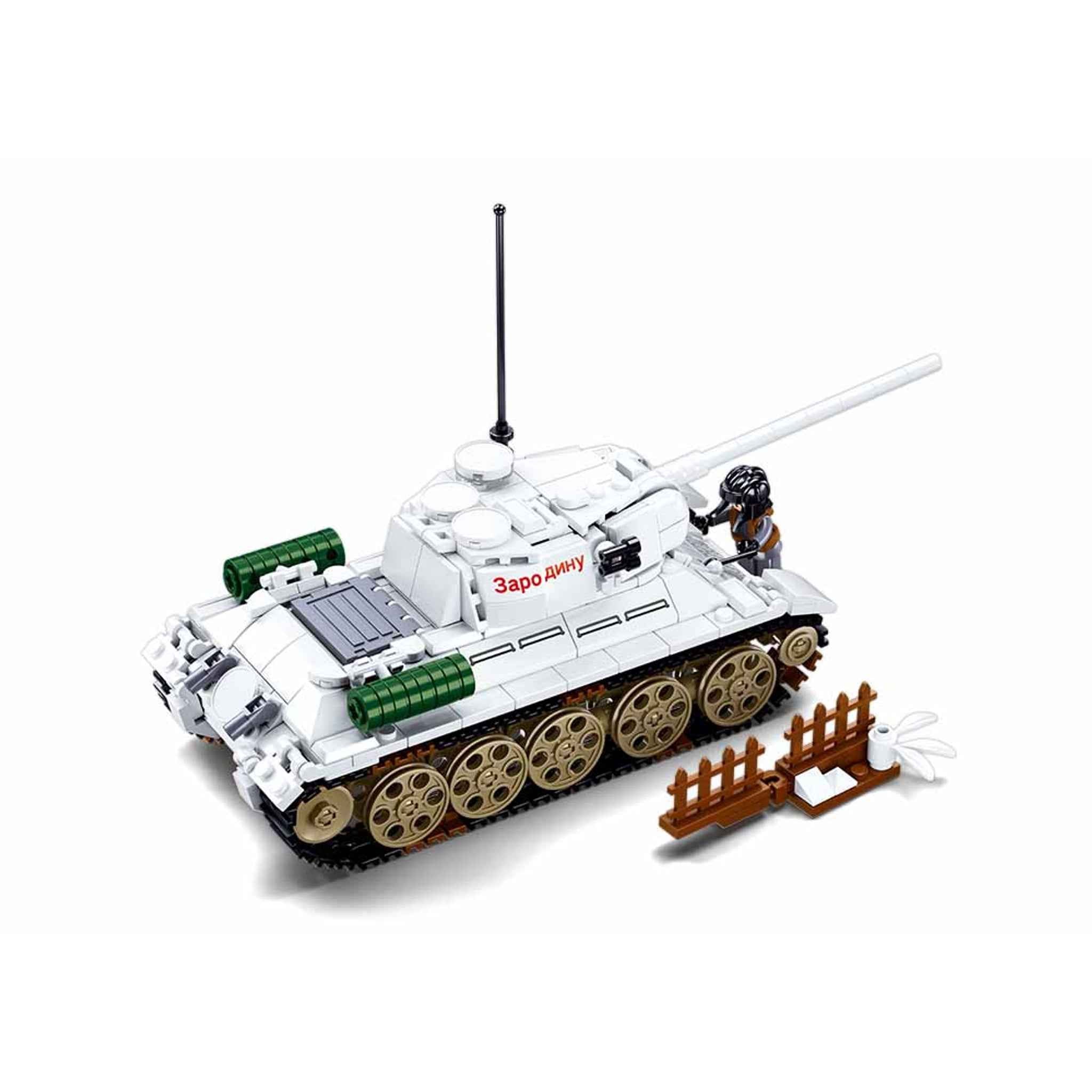 Steckbausteine Army Battle of Budapest Medium Panzer weiß 518 Teile ab 6 Jahren