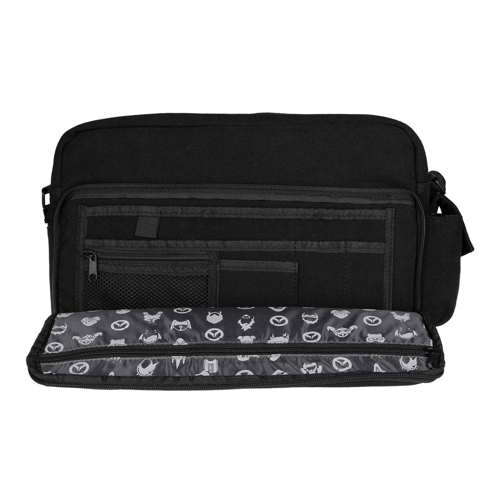 Overwatch Umhängetasche Messenger Bag 38×26×8 cm Polyester schwarz