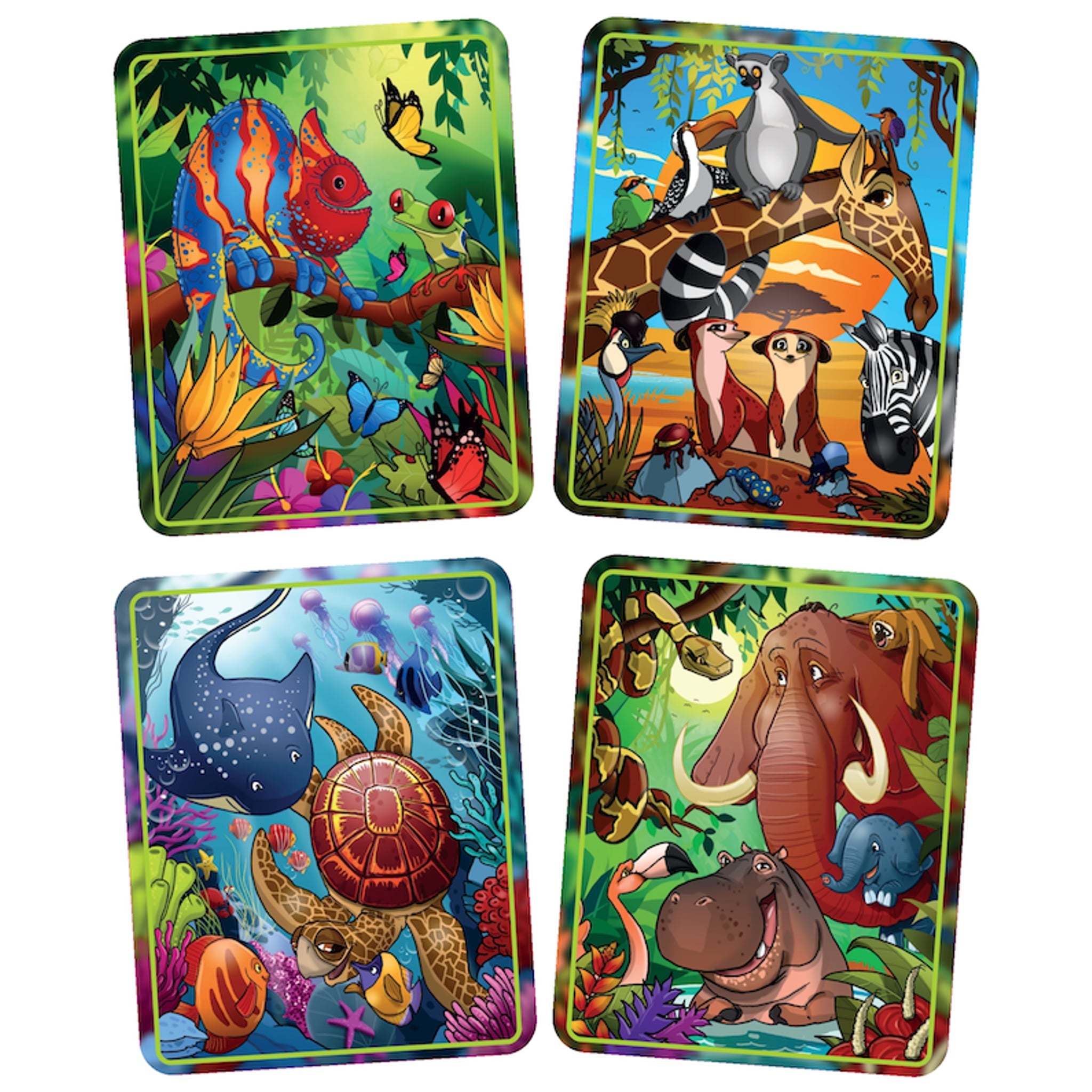 Spielbuch 3 in 1 Tropics mit Wassermalstift und Aufklebern mehrfarbig – Produktbild 4