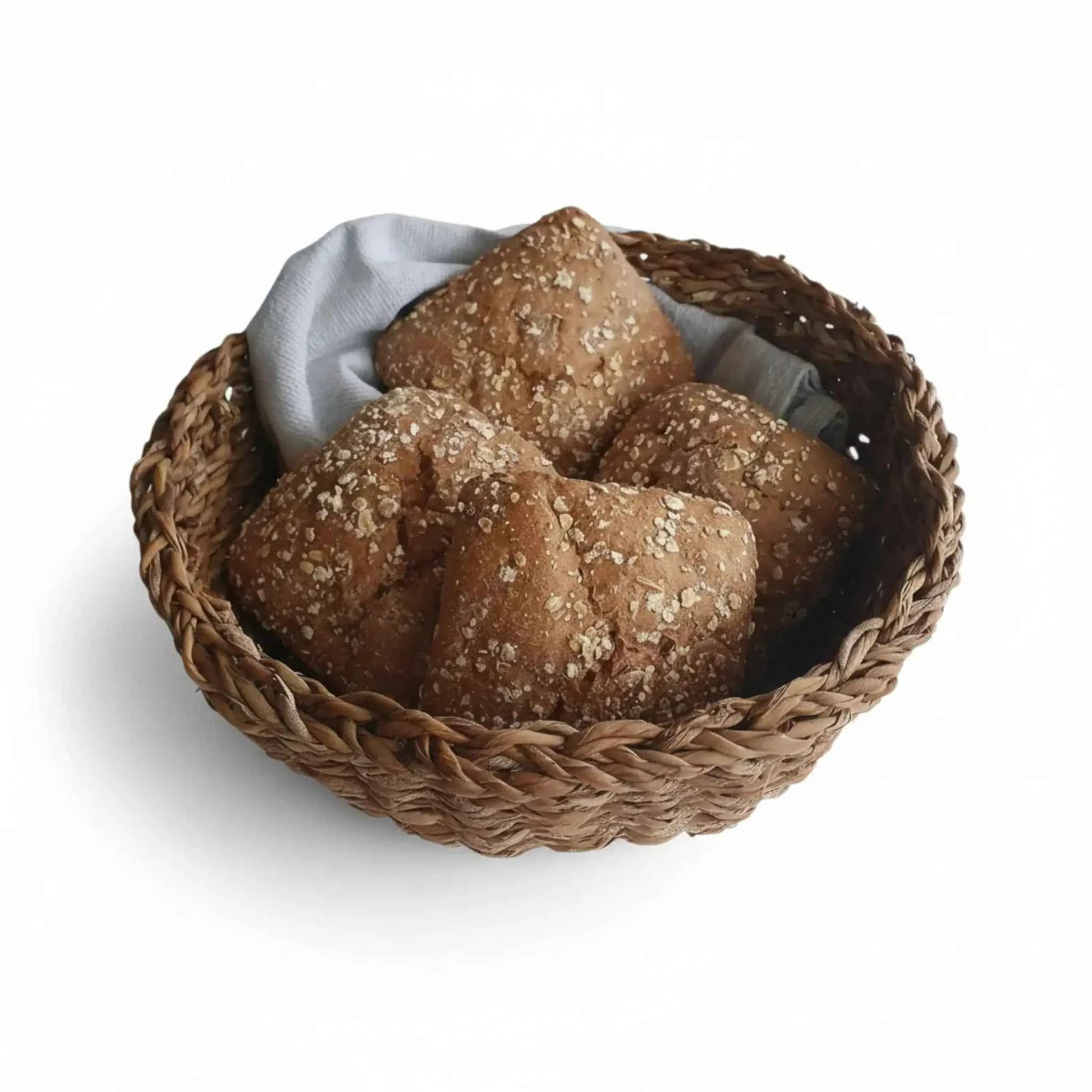3 Körbe runder Korb Seegras Aufbewahrungskorb Dekokorb natur braun rund Körbche