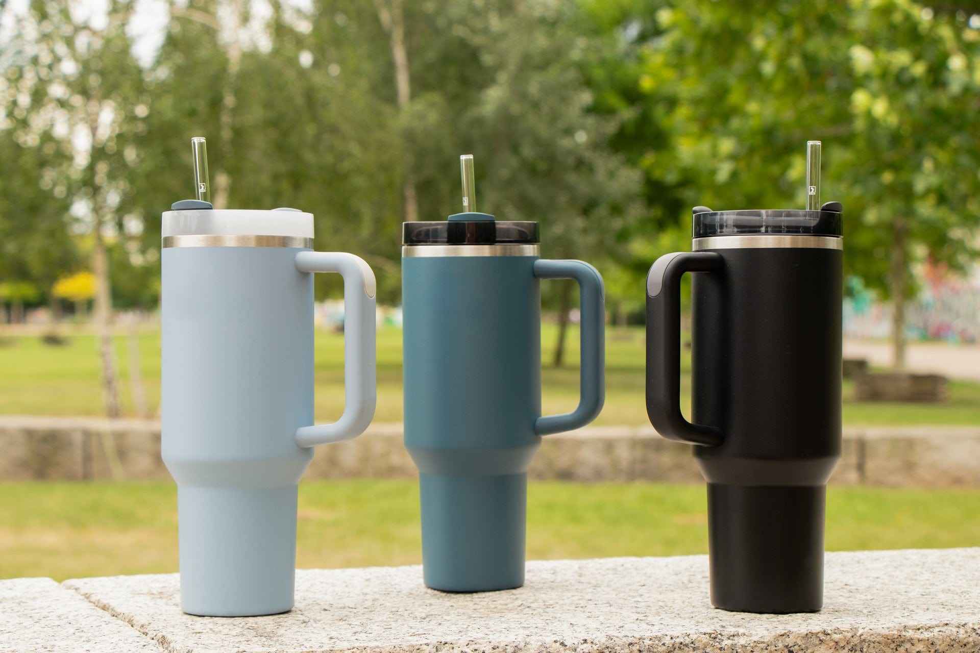 6x Stanley Cup Glasstrohhalme für 40oz Cups & Quencher & Flaschen bis 1,2 Liter