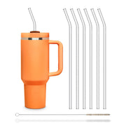 Glasstrohhalme gebogen 30 cm 6er Set spülmaschinenfest | HALM Straws