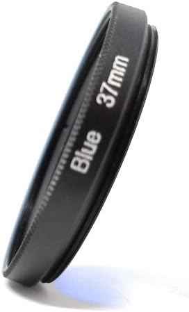 SYSTEM-S Farbfilter Blau 37 mm Gewinde anschraubbar Filter für Fotografie