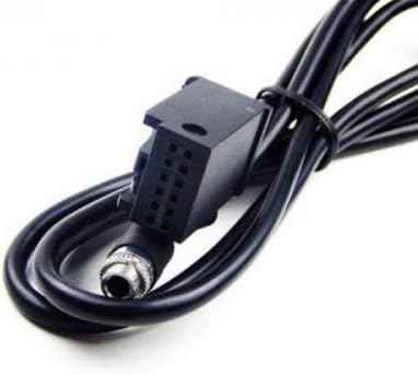 SYSTEM-S Audio Kabel 1,5 m Klinke Buchse zu Opel Autoradio in Schwarz