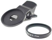 System-S Nahaufnahme Close-Up Linse 4X Vergrößerung 37mm Objektiv für Smartphone Tablet