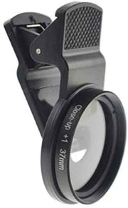 System-S Nahaufnahme Close-Up Linse 1X Vergrößerung 37mm Objektiv für Smartphone Tablet
