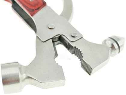 System-S Camping-Multi-Tool Werkzeug Mini Hammer Zange Schraubenschlüssel Säge Messer u.a.