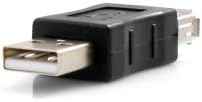 SYSTEM-S USB Typ A Stecker auf USB Typ A Buchse Adapterkabel Adapterstecker Adapter