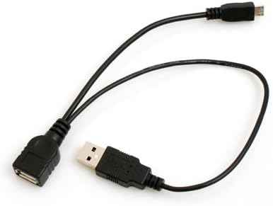 System-S 2 in 1 OTG USB A (male/female) Micro USB Host Kabel 30 cm