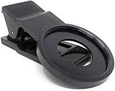 SYSTEM-S UV Filter 37 mm Gewinde mit Clip in Schwarz für Smartphone