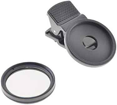 SYSTEM-S Universal Clip-on Klammer 37mm Polarisationsfilter Linse Objektiv für Smartphone Tablet PC