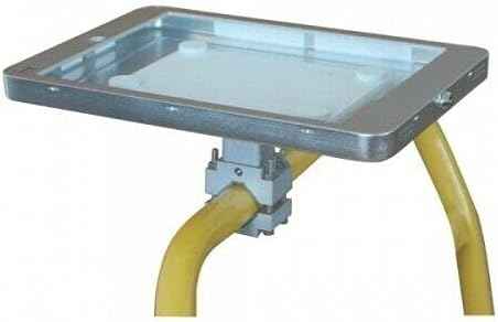 SYSTEM-S Stangen Halterung mit Schloss Befestigung aus Metall für iPad 9.7" (2018) A1673 A1674 A1675 A1893 A1954 A1822 A1823 A1474 A1475 A1476 A1566 A1567 Air 1 2