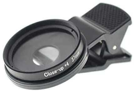 System-S Nahaufnahme Close-Up Linse 4X Vergrößerung 37mm Objektiv für Smartphone Tablet