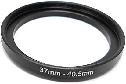 SYSTEM-S Objektiv Adapter 37 mm Gewinde zu 40,55 mm Step Up Ring in Schwarz für Filter
