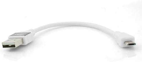 Micro-USB-Kabel 10 cm weiß USB-A auf Micro-B Datenkabel Ladekabel