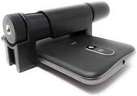 SYSTEM-S Halterung Befestigung mit Wasserwaage und Handschlaufe in Schwarz für Smartphone