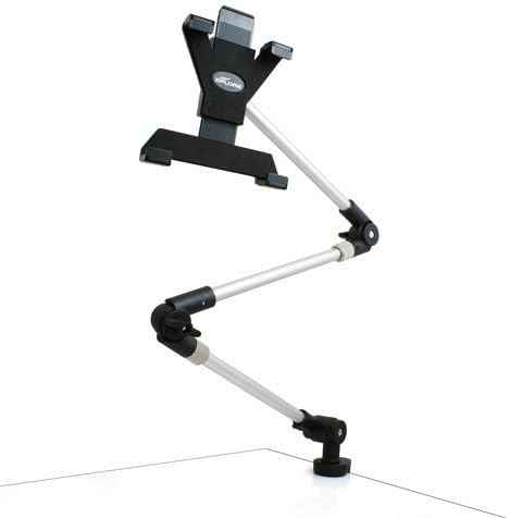 System-S Tischhalterung Halter mit Schwenkarm Flexibel Ständer Stand mit Tischklemme für iPad Pro 12,9 Zoll