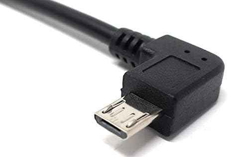SYSTEM-S USB 2.0 Kabel 22 cm Mini B Stecker zu Micro B Stecker Winkel Schwarz