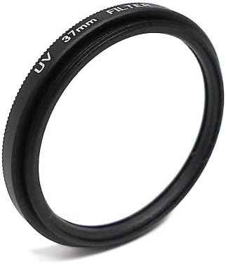 SYSTEM-S UV Filter 37 mm Gewinde mit Clip in Schwarz für Smartphone