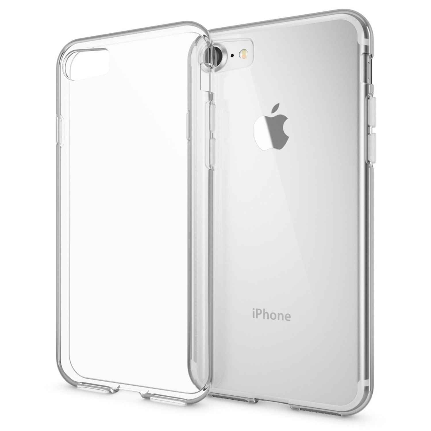 NALIA Handy Hülle für iPhone SE 2022 / SE 2020 / 8 / 7, Silikon Case Cover Etui