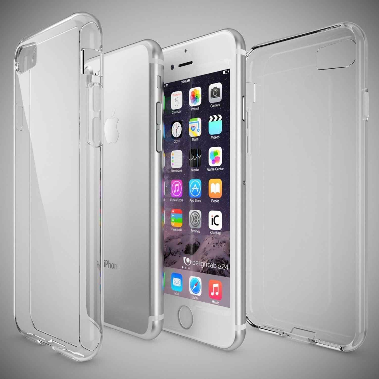 NALIA Handy Hülle für iPhone SE 2022 / SE 2020 / 8 / 7, Silikon Case Cover Etui