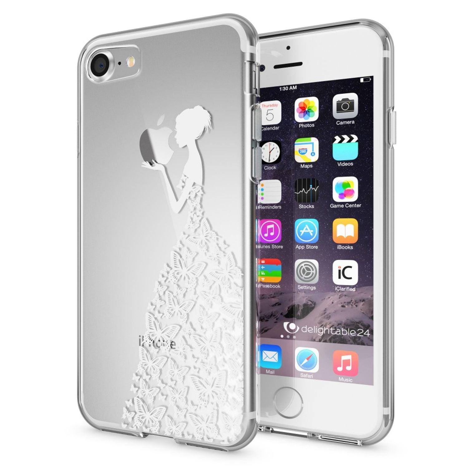 Handyhülle für iPhone 7 TPU Silikon transparent | NALIA Berlin