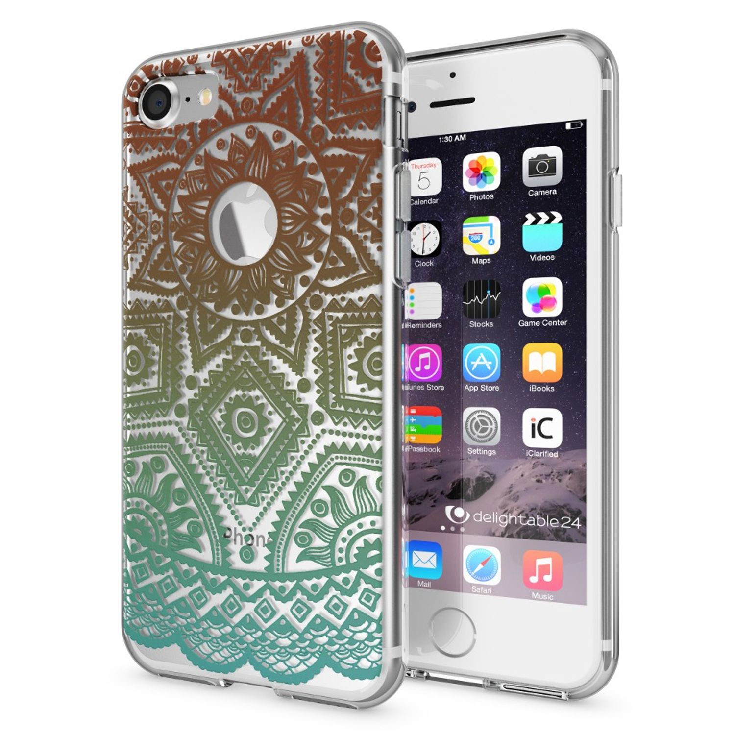 Handyhülle für iPhone 7 TPU Silikon transparent | NALIA Berlin