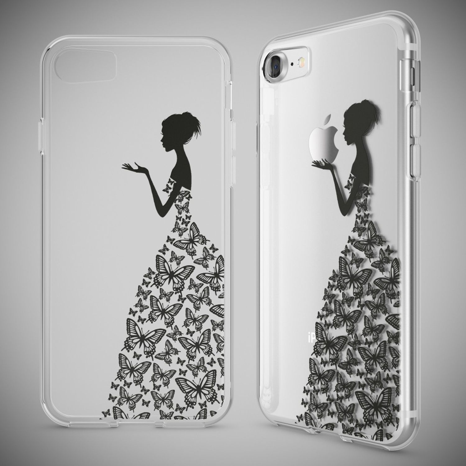 Handyhülle für iPhone 7 TPU Silikon transparent | NALIA Berlin