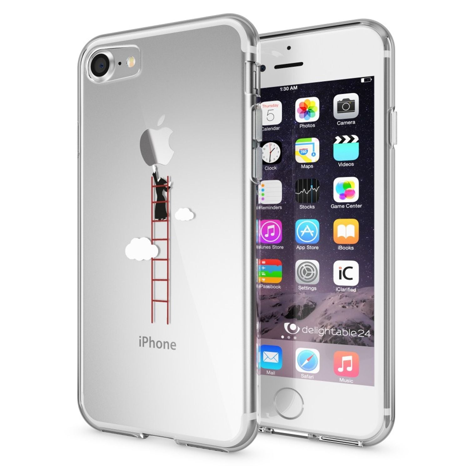 Handyhülle für iPhone 7 TPU Silikon transparent | NALIA Berlin