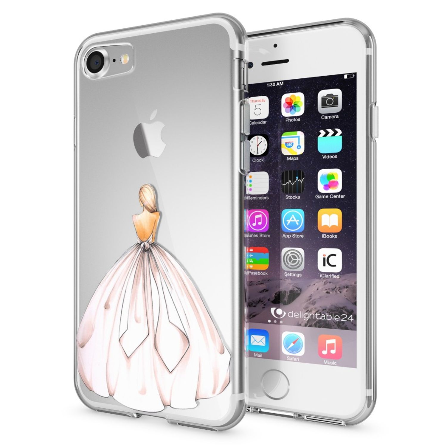 Handyhülle für iPhone 7 TPU Silikon transparent | NALIA Berlin