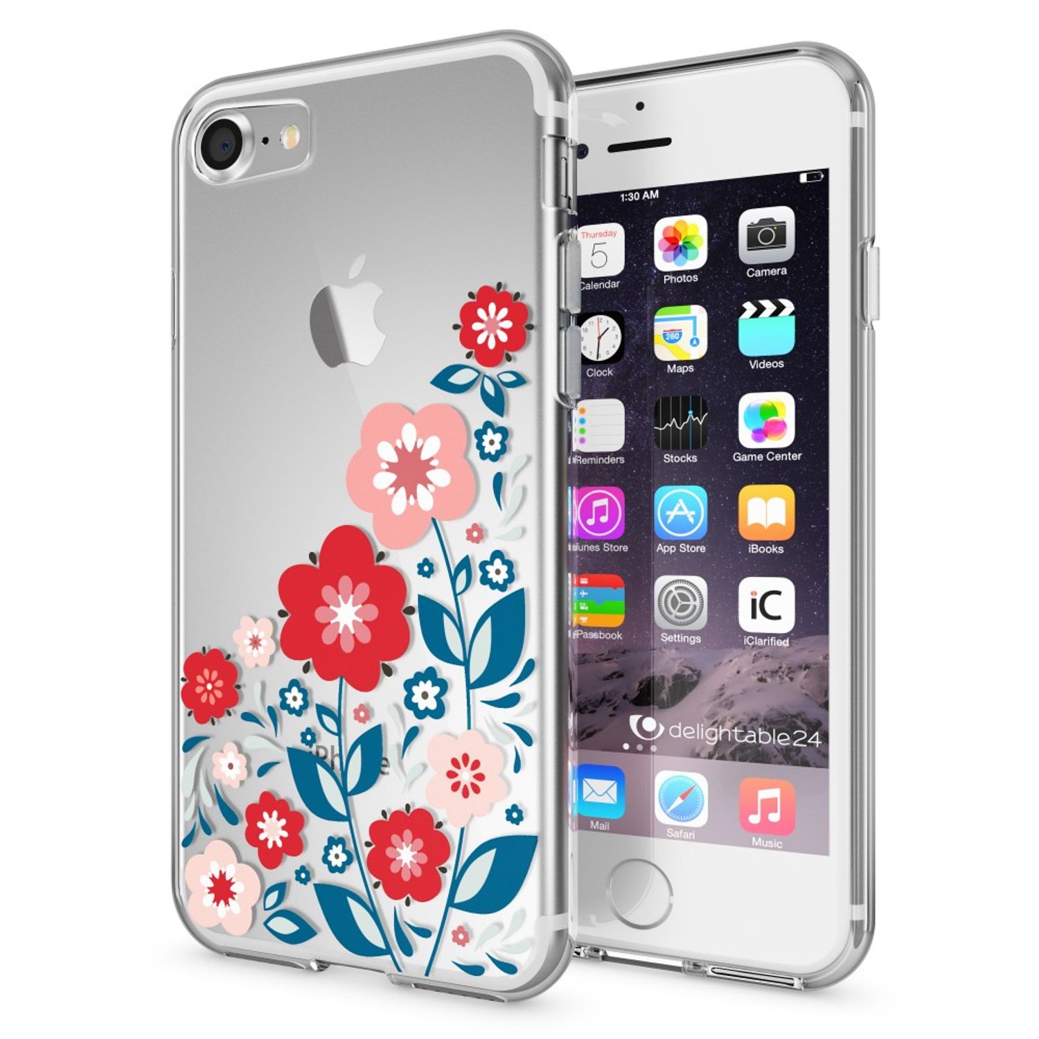Handyhülle für iPhone 7 TPU Silikon transparent | NALIA Berlin