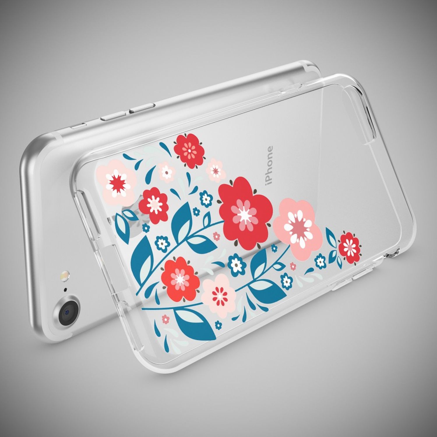Handyhülle für iPhone 7 TPU Silikon transparent | NALIA Berlin