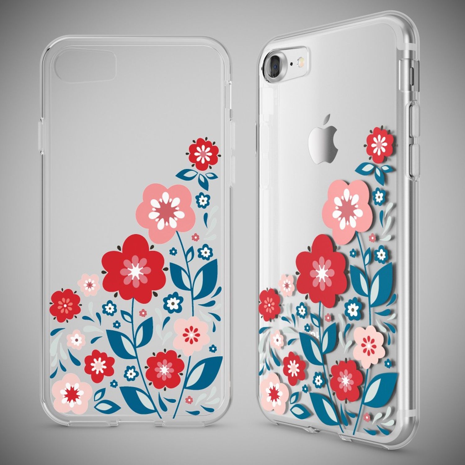 Handyhülle für iPhone 7 TPU Silikon transparent | NALIA Berlin