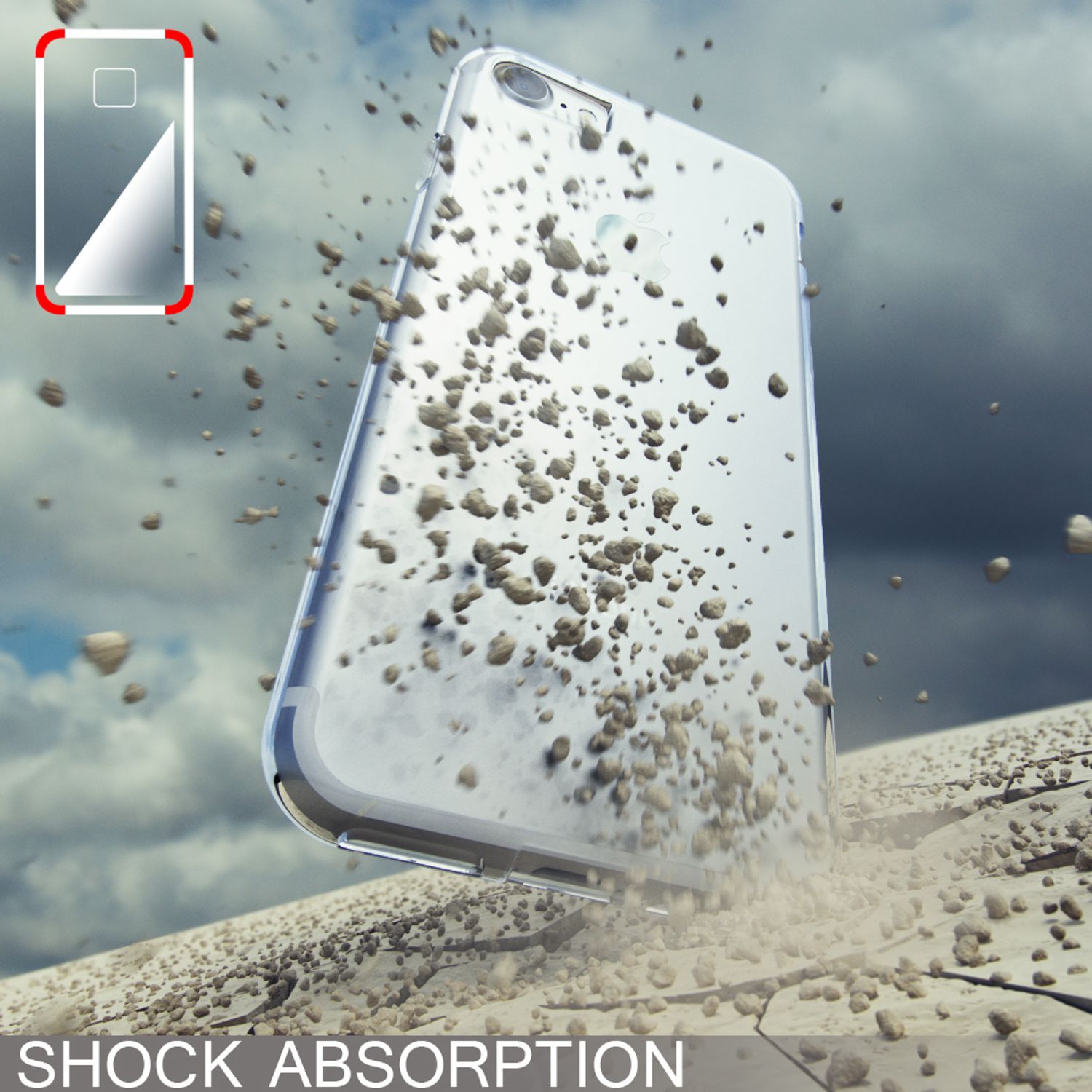 Handyhülle für iPhone 7 TPU Silikon transparent | NALIA Berlin