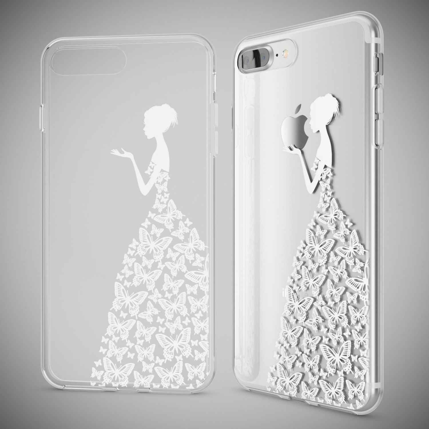 iPhone 8 Plus / 7 Plus Hülle Handyhülle von NALIA, Silikon Case Cover Bumper