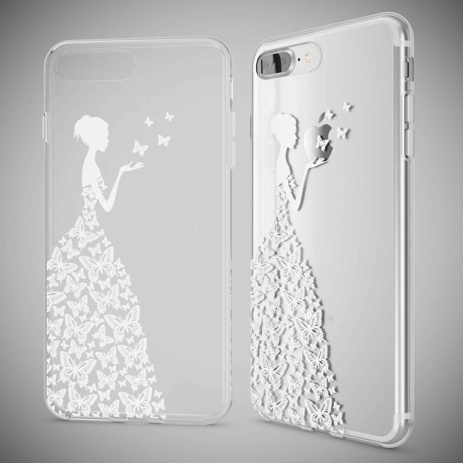 iPhone 8 Plus / 7 Plus Hülle Handyhülle von NALIA, Silikon Case Cover Bumper