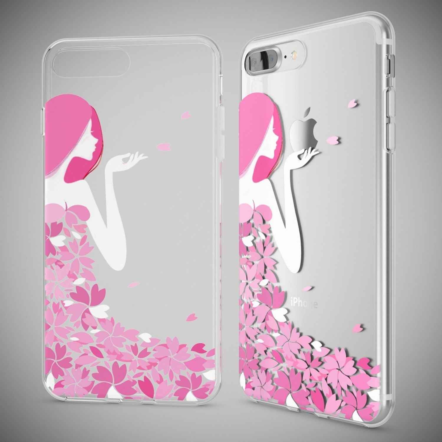 iPhone 8 Plus / 7 Plus Hülle Handyhülle von NALIA, Silikon Case Cover Bumper
