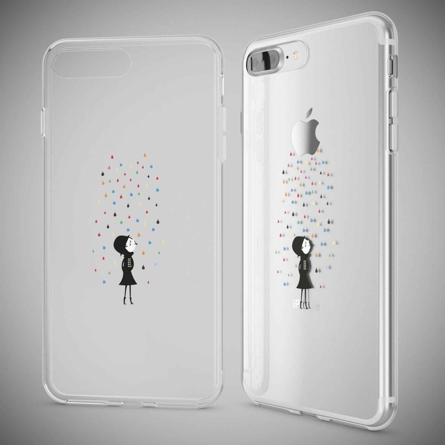 iPhone 8 Plus / 7 Plus Hülle Handyhülle von NALIA, Silikon Case Cover Bumper