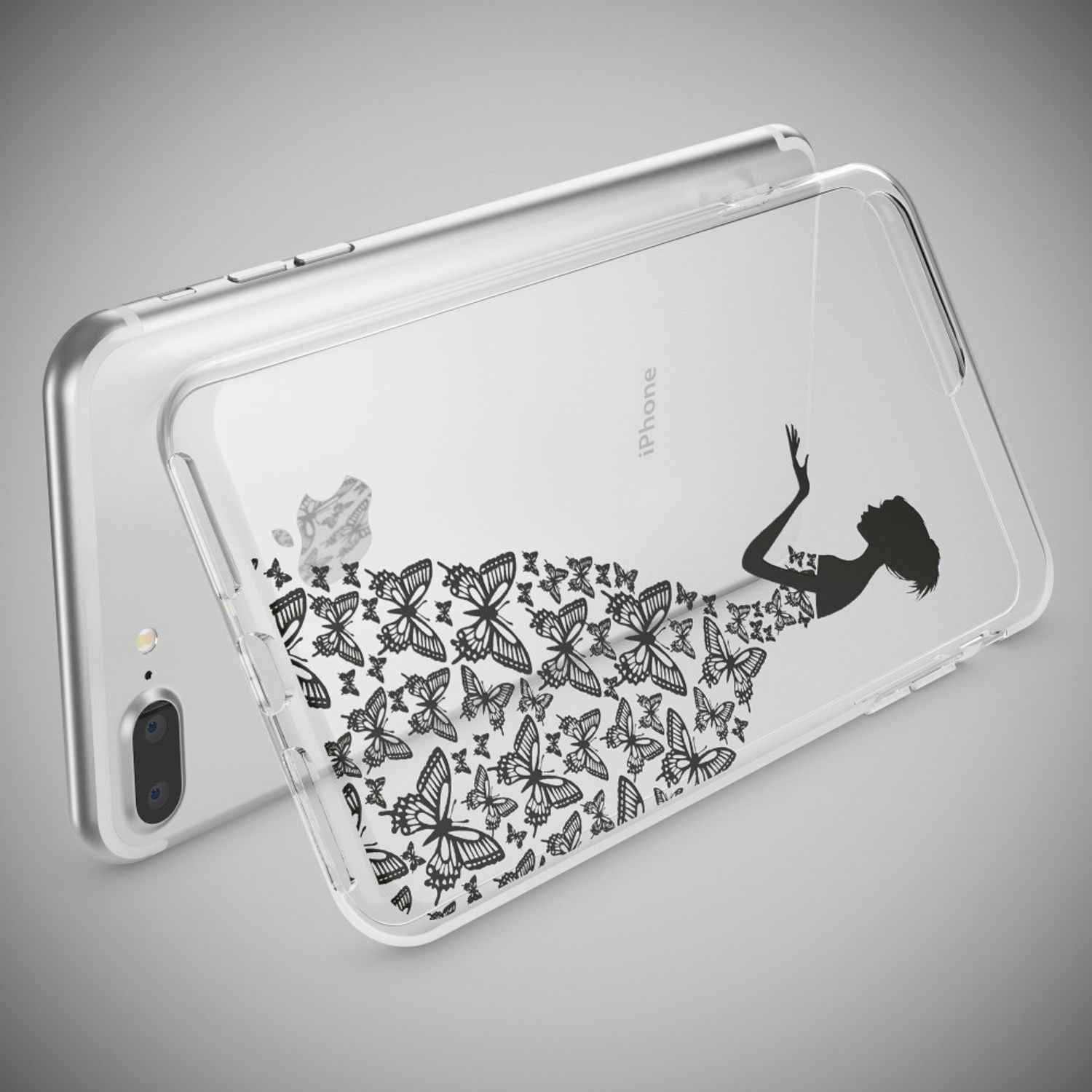 iPhone 8 Plus / 7 Plus Hülle Handyhülle von NALIA, Silikon Case Cover Bumper