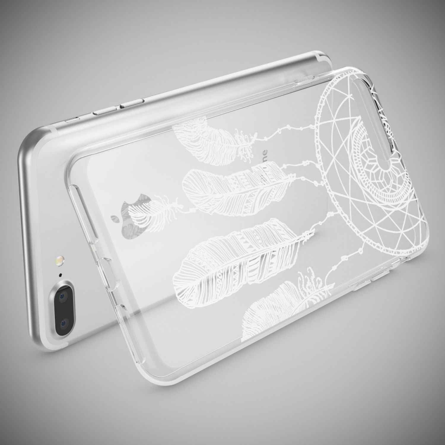 iPhone 8 Plus / 7 Plus Hülle Handyhülle von NALIA, Silikon Case Cover Bumper