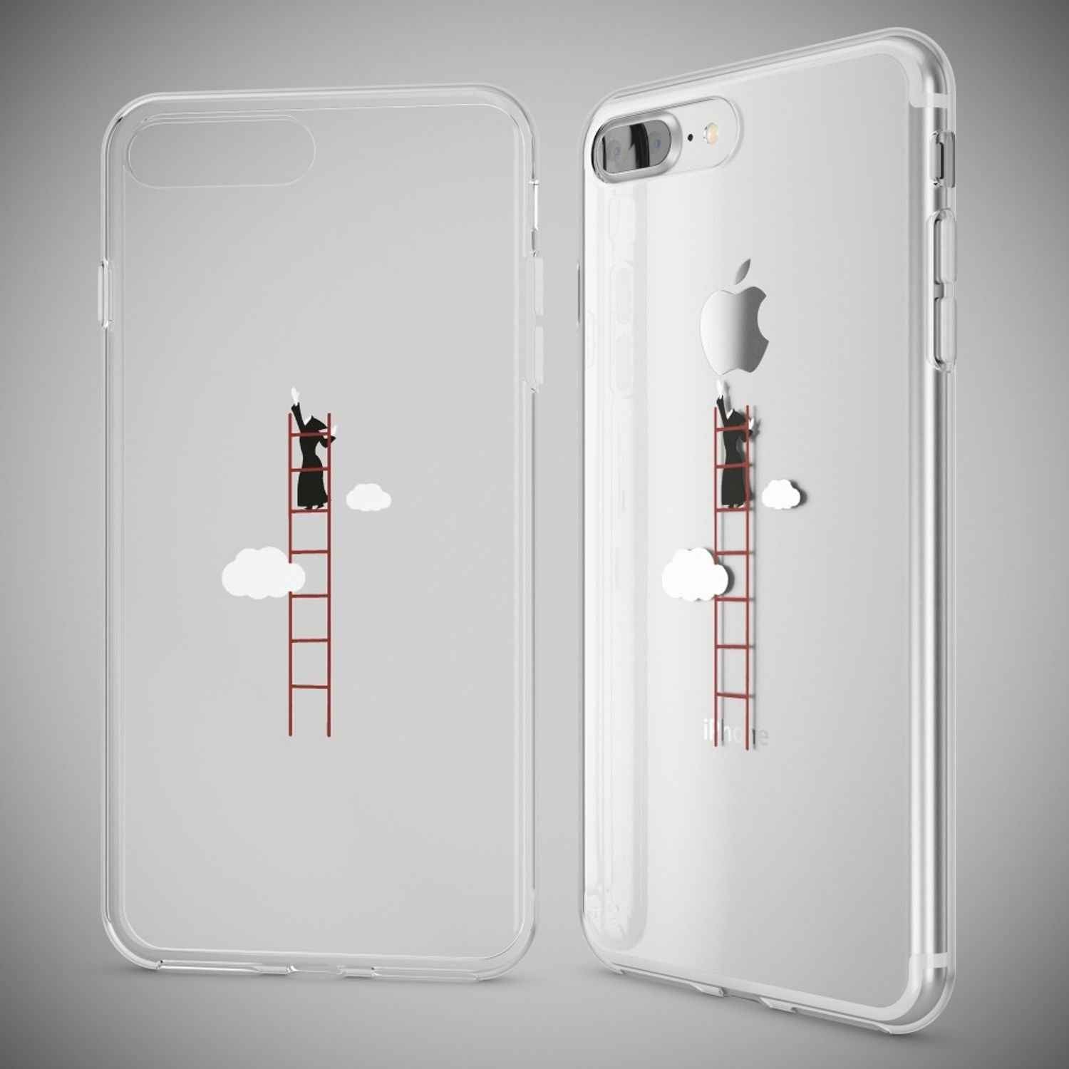 iPhone 8 Plus / 7 Plus Hülle Handyhülle von NALIA, Silikon Case Cover Bumper