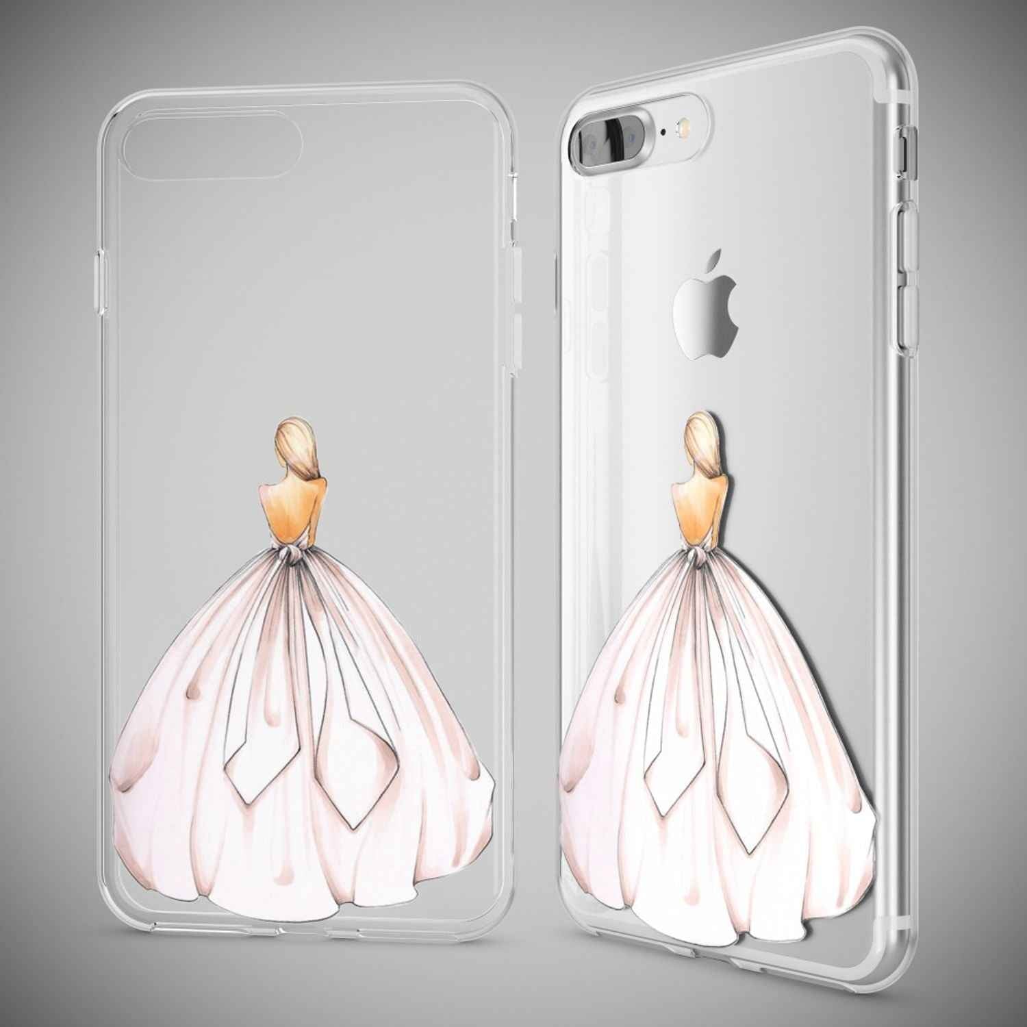 iPhone 8 Plus / 7 Plus Hülle Handyhülle von NALIA, Silikon Case Cover Bumper
