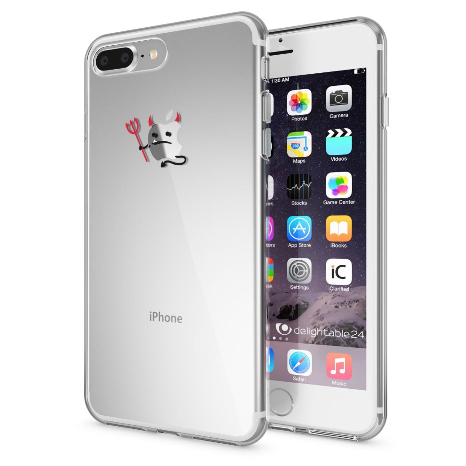 Handyhülle TPU Silikon durchsichtig für iPhone 8 Plus / 7 Plus | NALIA Berlin