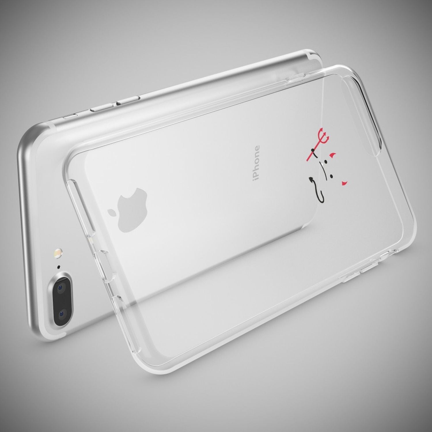 Handyhülle TPU Silikon durchsichtig für iPhone 8 Plus / 7 Plus | NALIA Berlin