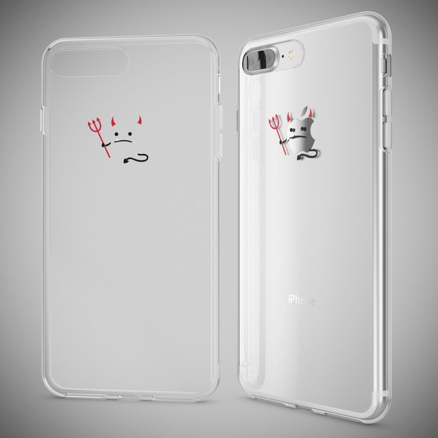 Handyhülle TPU Silikon durchsichtig für iPhone 8 Plus / 7 Plus | NALIA Berlin