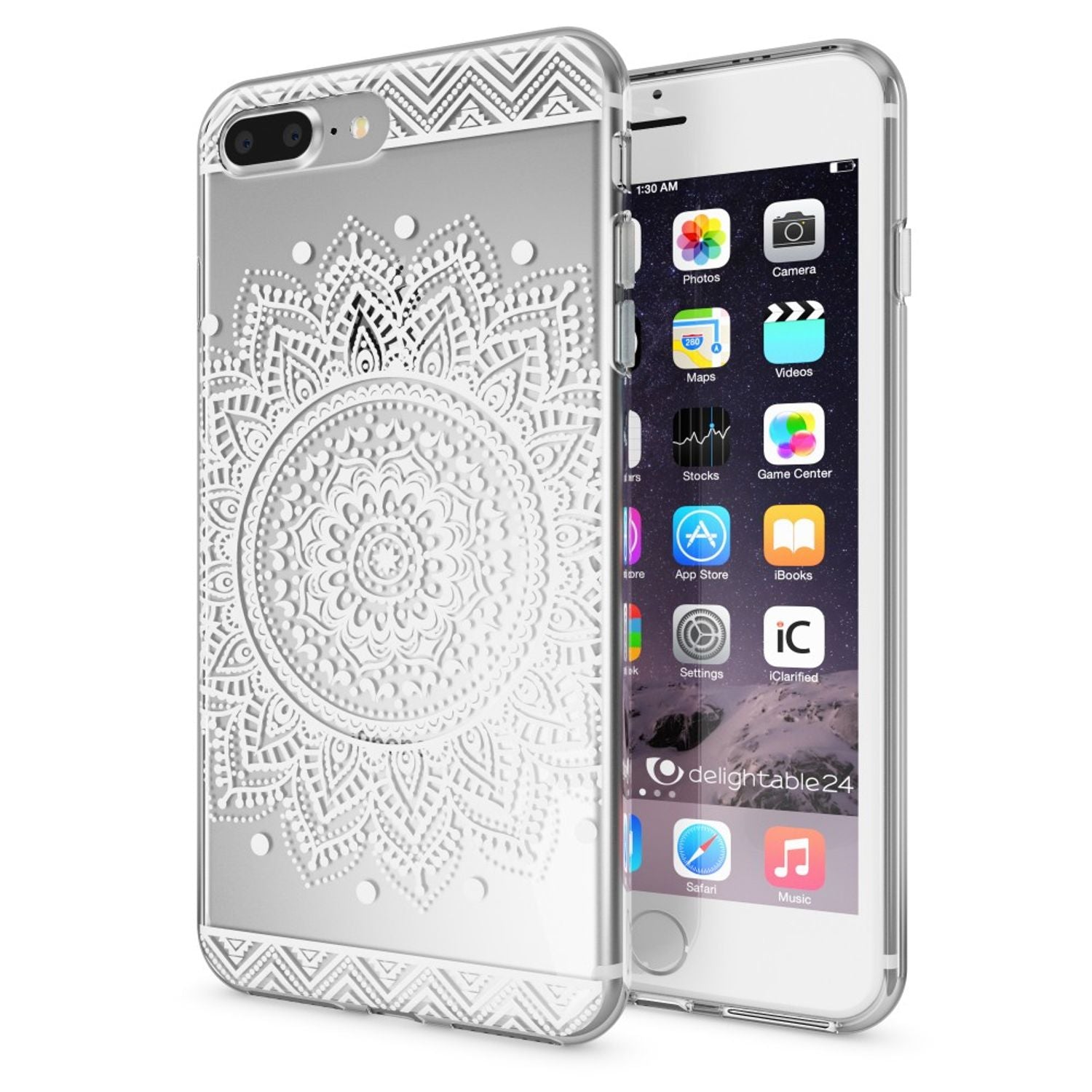 Handyhülle TPU Silikon durchsichtig für iPhone 8 Plus / 7 Plus | NALIA Berlin