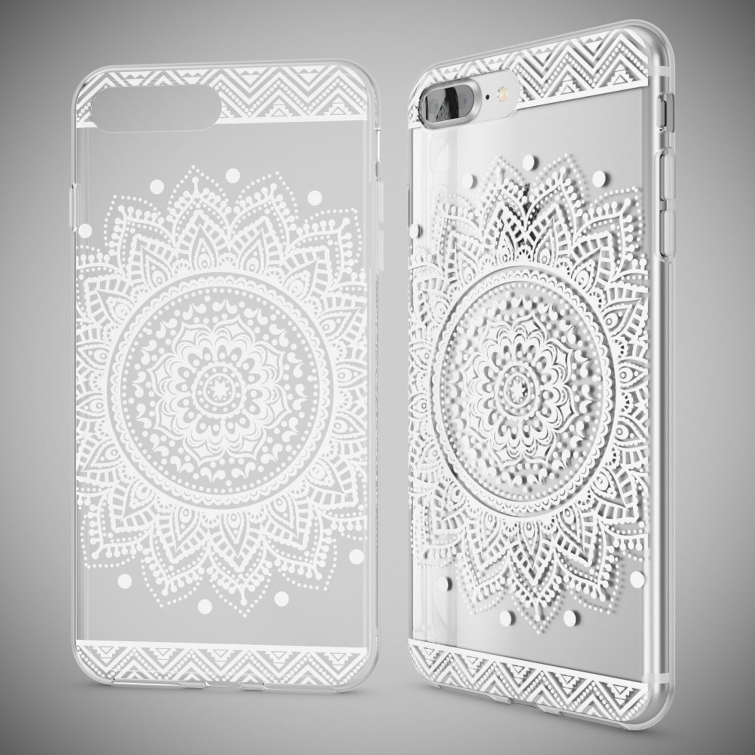 Handyhülle TPU Silikon durchsichtig für iPhone 8 Plus / 7 Plus | NALIA Berlin