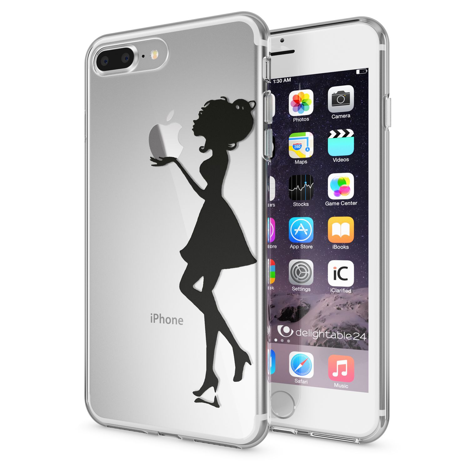 Handyhülle TPU Silikon durchsichtig für iPhone 8 Plus / 7 Plus | NALIA Berlin