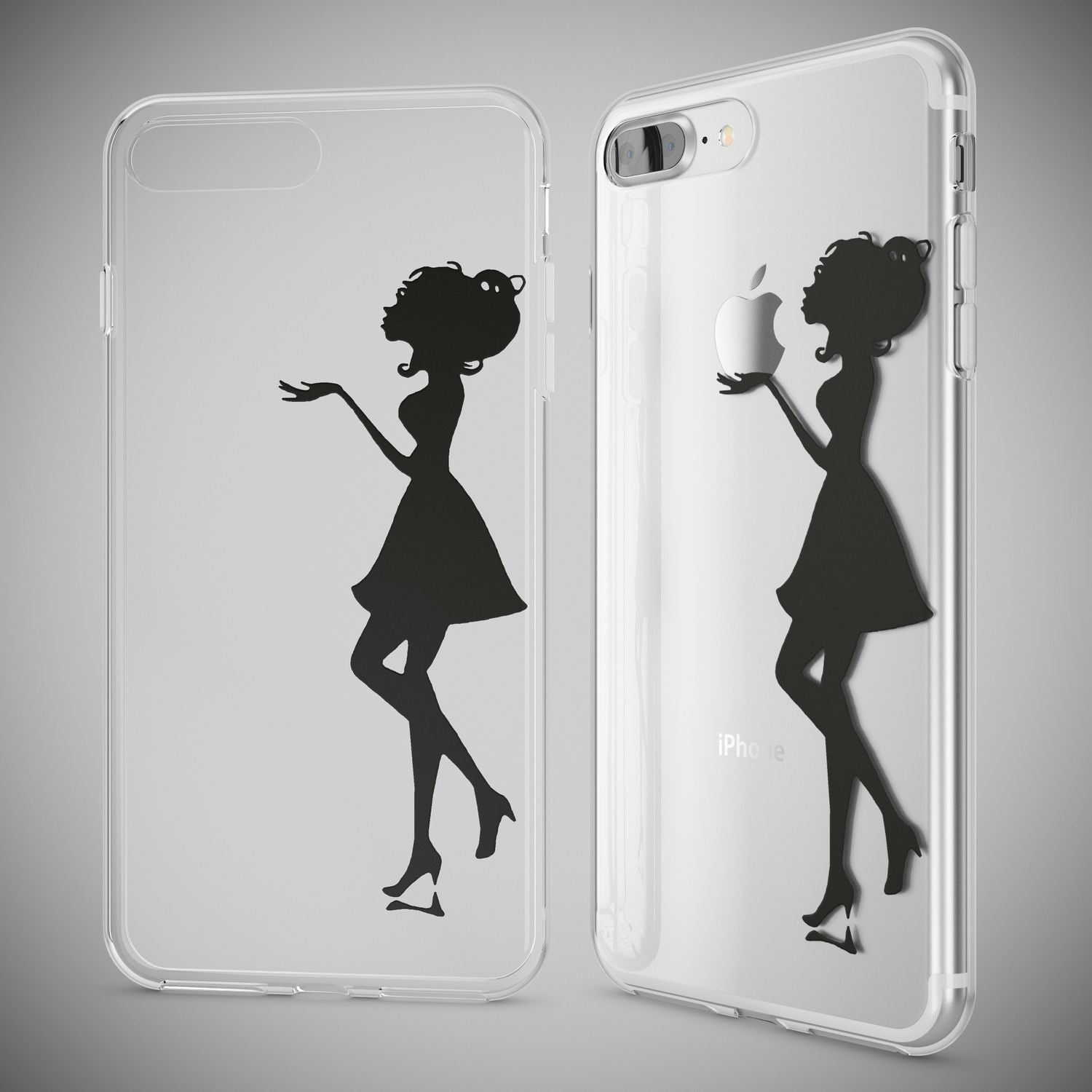 Handyhülle TPU Silikon durchsichtig für iPhone 8 Plus / 7 Plus | NALIA Berlin